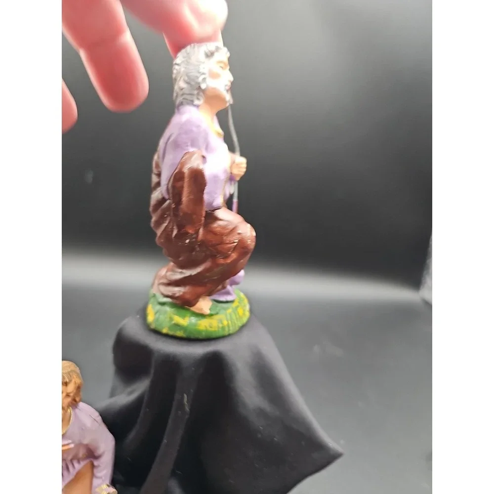 Vintage Italian nativity figures SET 4.  AA